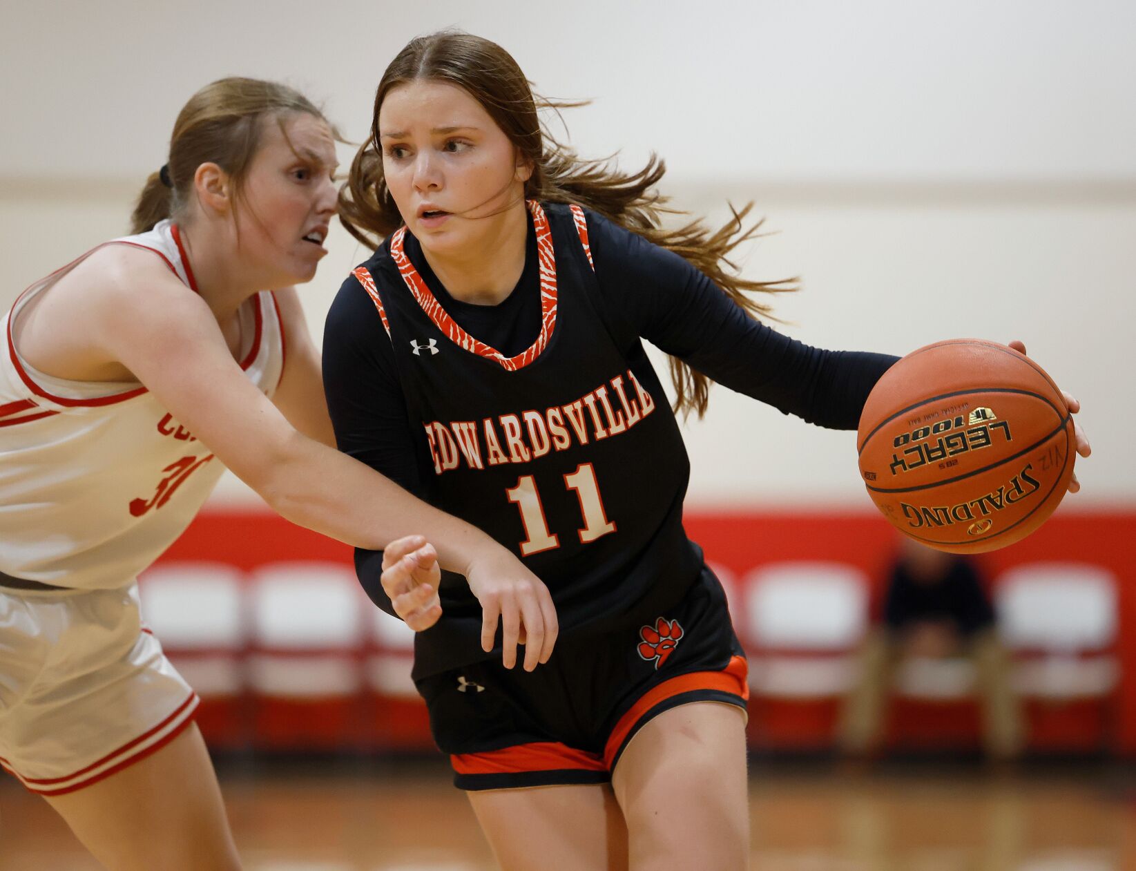 Visitation Christmas Tournament, first round: Edwardsville v. Cor Jesu